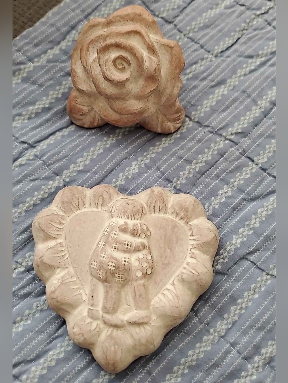 Two Pink Isabel Bloom Figurines